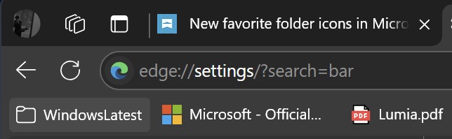 微软 Edge 浏览器悄然更改收藏夹图标，变为单线透明设计