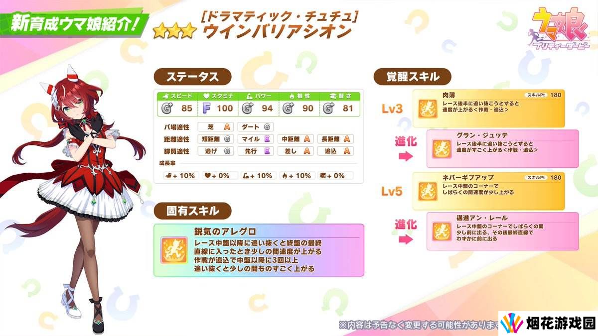 日版《赛马娘PrettyDerby》新增马娘凯旋独舞3